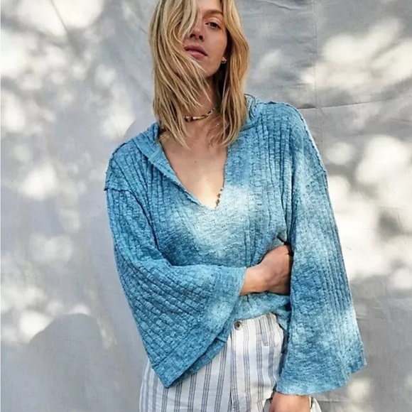 Baja Babe Hacci Sweater Blue - Picture 3 of 5